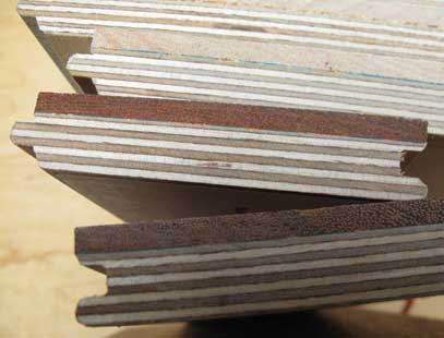 Stacked Flooring Samples